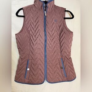 Ariat Women's Ashley Insulated Vest Sz Small (licorice root)-purple